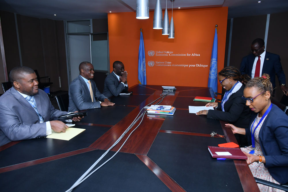 Gabon Ambassador To Ethiopia Presents His Credentials To The United Nations Economic Commission 5573